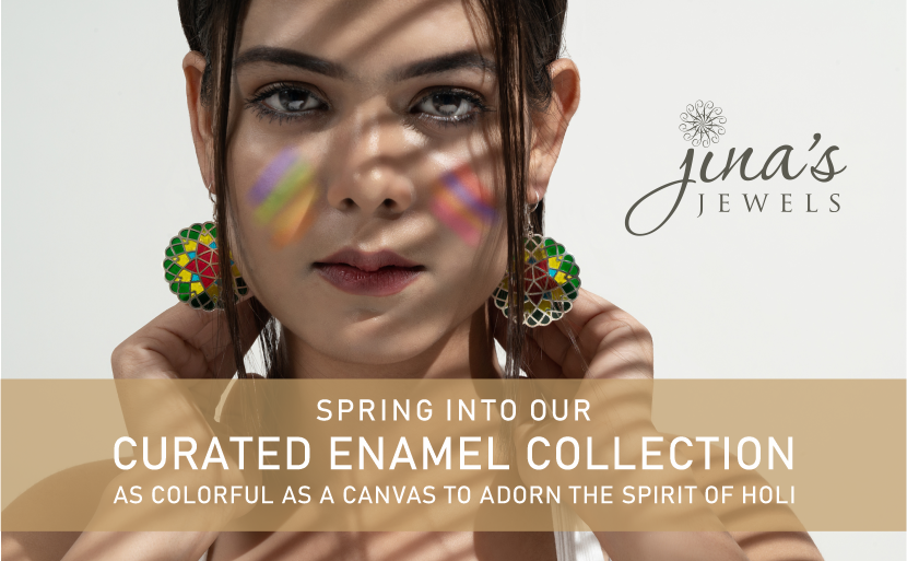 Spring into our Curated Enamel Collection as colorful as a canvas to adorn the spirit of Holi