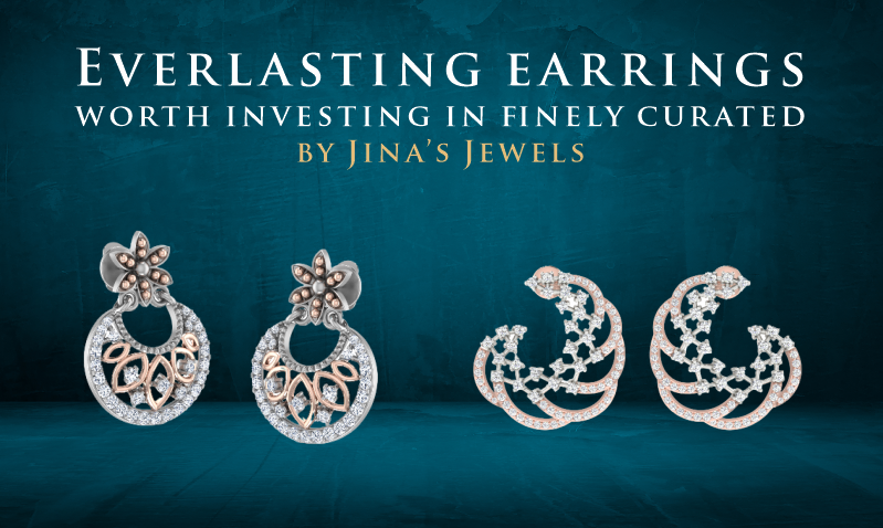 Everlasting earrings worth investing in finely curated by Jina’s Jewels