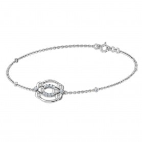 Trinity Diamond loose Chain Bracelet