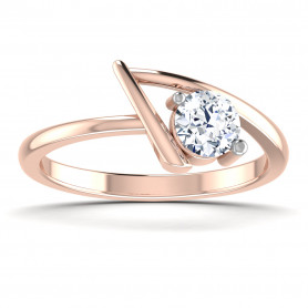 Diamond Leaf  Ring - Nature's Collection