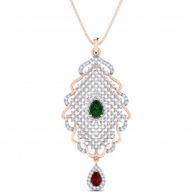 Diamond, Peridot & Tourmaline Jewelry Set