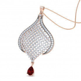 Diamond & Ruby Jewelry Set