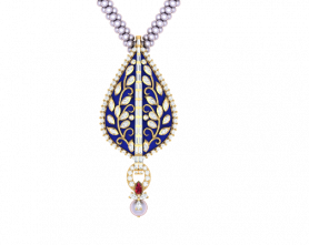 Ethnic Collection - Kundan & Enamel  Necklace & Earring