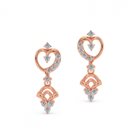 Floral Diamond Dangler - Temple Jewelry Collection