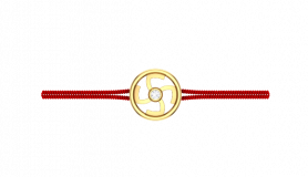 Threaded Charm Tie - Swastik Rakhi 