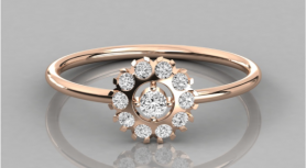 Diamond Ring for Her - Floral Collection