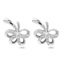 Diamond Studs - Floral Collection