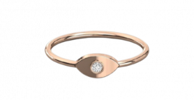Evil - Eye protection Diamond Ring - For Her