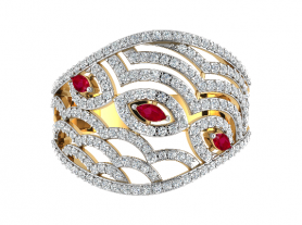  Diamond & Gemstone Ring - Luminous Collection