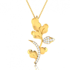 Diamond Pendant Set - Flora Collection