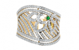 Diamond & Gemstone  Cocktail  Ring - Luminous Collection