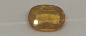 Glass Filled Yellow Sapphire