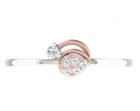 Two-tone Diamond Ring